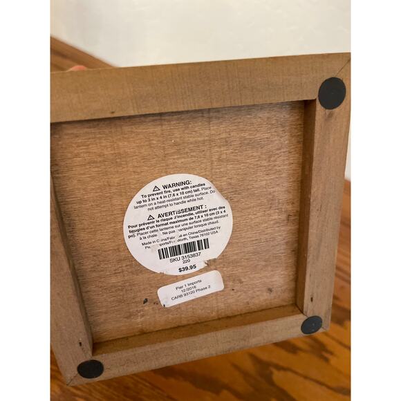 Set of two vintage pier, one lanterns candleholders - Picture 7 of 7